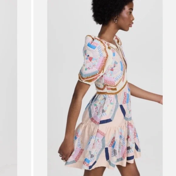 NWOT Sea New York Patchwork Quinn Crochet
Top Mini Dress - Picture 4 of 8